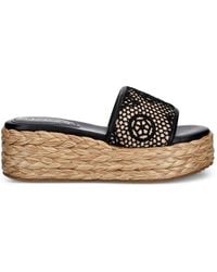 Guess - Binata Logo-Embroidered Sandals - Lyst