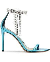 Alexandre Vauthier - 105Mm Crystal-Embellished Sandals - Lyst