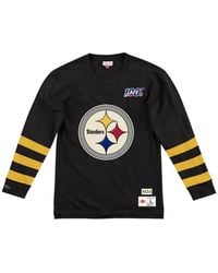 Mitchell & Ness - Nfl Pittsburgh Steelers Logo-Print T-Shirt - Lyst