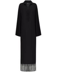 ‎Taller Marmo - Bordighera Fringed-Hem Maxi Dress - Lyst