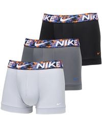 Nike - Set De Tres Bóxeres Essential Micro Con Logo En La Cinturilla - Lyst