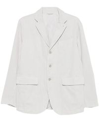 Aspesi - Corduroy Single-Breasted Blazer - Lyst