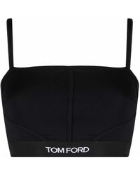 Tom Ford - Logo Underband Cotton Bralette - Lyst