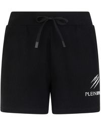 Philipp Plein - Ribbed Lettering Shorts - Lyst