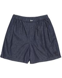 Acne Studios - Short À Détails Brodés - Lyst