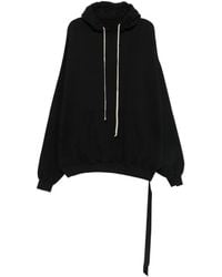 Rick Owens - Hun Strap-Detail Hoodie - Lyst