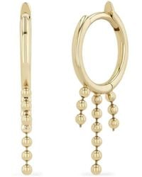 Zoe Chicco - 14Ct Ball-Chain Earrings - Lyst