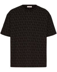 Valentino Garavani - Toile Iconographe Cotton T-shirt - Lyst