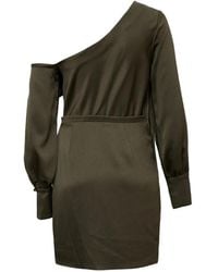 Jonathan Simkhai - Cameron One-Shoulder Draped Mini Dress - Lyst