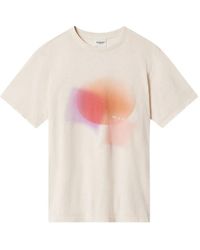 Isabel Marant - Ecru Cotton T-Shirt - Lyst