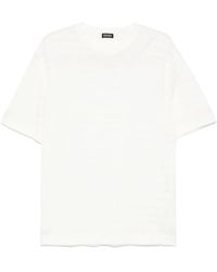 ZEGNA - Striped T-Shirt - Lyst
