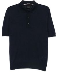 BOSS - Knit Polo - Lyst