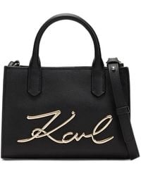 KARL LAGERFELD - K/Signature Tote Bag - Lyst