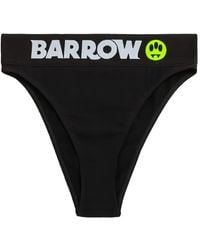 Barrow - Drie Hoog Uitgesneden Slips Met Logoprint - Lyst