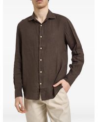 MC2 Saint Barth - Long-Sleeve Button-Down Linen Shirt - Lyst