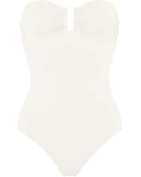 Eres - Cassiopée Ruched Bandeau Swimsuit - Lyst