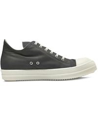 Rick Owens - Low Sneaks Lace-Up Sneakers - Lyst