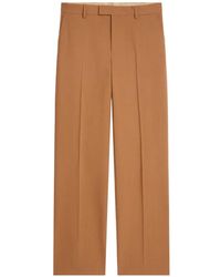 Dries Van Noten - Long Straight-Leg Wool Pants - Lyst