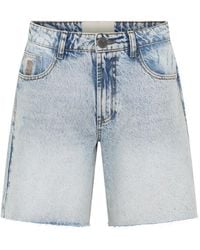 One Teaspoon - Short En Jean Jackson À Bords Francs - Lyst