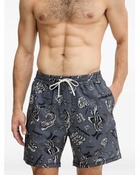 Hurley - Boardshort Graphic-Print Drawstring Swim Shorts - Lyst