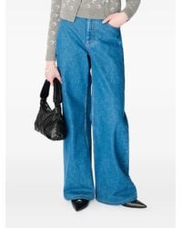 Marine Serre - Moon Laser Flare Jeans - Lyst