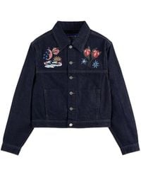 Scotch & Soda - Chaqueta Vaquera Bordada - Lyst