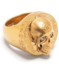 Philipp Plein - 3d Skull-detail Ring - Lyst