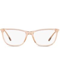 Versace - Rectangular-Frame Glasses - Lyst