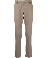 Dondup - Mid-Rise Cropped Chinos - Lyst