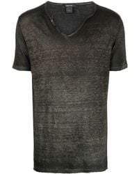 Avant Toi - Slub-texture Short-sleeve T-shirt - Lyst