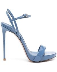 Le Silla - Gwen 120Mm Patent-Leather Sandals - Lyst