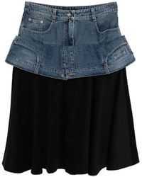Juun.J - Layered-Design Skirt - Lyst