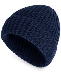 Malo - Ribbed-Knit Cashmere Beanie Hat - Lyst