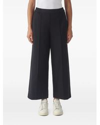 MEIMEIJ - Elasticated-Waistband Pressed-Crease Trousers - Lyst