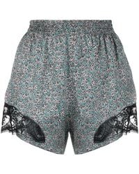 Rabanne - Shorts Con Estampado Floral - Lyst