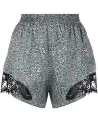 Rabanne - フローラル ショートパンツ - Lyst