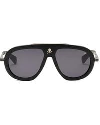 Philipp Plein - Legacy Sonnenbrille Mit Totenkopf - Lyst