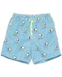 MC2 Saint Barth - X Peanuts Snoopy-Print Swim Shorts - Lyst