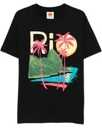 FARM Rio - Rio Landscape-Print T-Shirt - Lyst