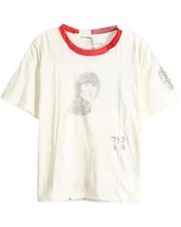 SAITOS - Harrison Ghost Distressed T-Shirt - Lyst