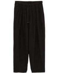 CALMLENCE - Drawstring Wide-Leg Trousers - Lyst