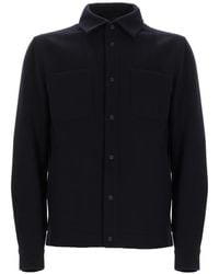 Herno - Button-Fastening Chest-Pockets Shirt Jacket - Lyst