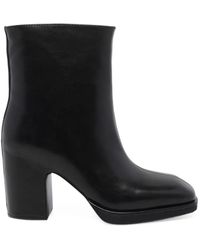 Paloma Barceló - Arya Squared-Toe Platform Ankle Boots - Lyst