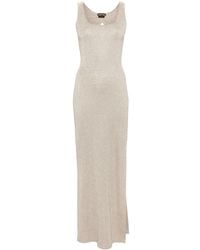 Tom Ford - Open-back Knitted Maxi Dress - Lyst