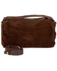 Ermanno Scervino - Suede Shoulder Bag - Lyst