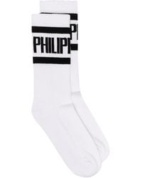 Philipp Plein - Logo-Print Socks - Lyst