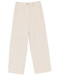 Panicale - Buttoned Jeans - Lyst