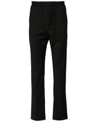 PT Torino - Drawstring-waist Slim-cut Trousers - Lyst