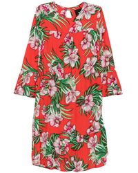 Marco Bologna - Floral-Print Ruffled Mini Dress - Lyst