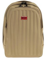 DIESEL - Sac À Dos Nervuré À Plaque Logo - Lyst